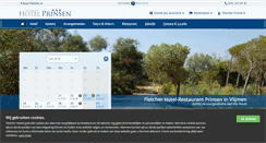 Desktop Screenshot of hotelprinsen.nl
